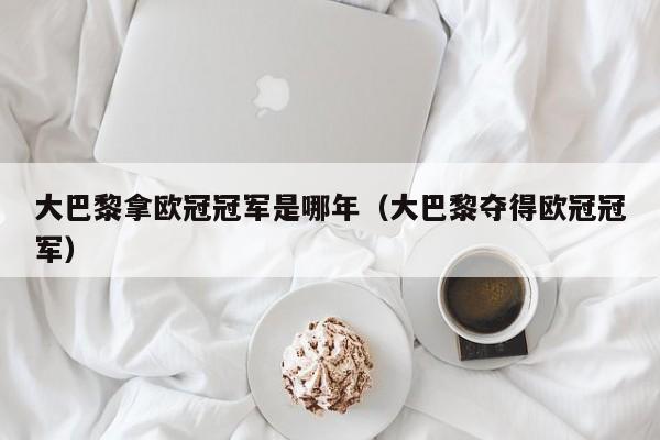 大巴黎拿欧冠冠军是哪年（大巴黎夺得欧冠冠军）