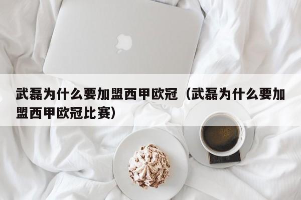 武磊为什么要加盟西甲欧冠（武磊为什么要加盟西甲欧冠比赛）