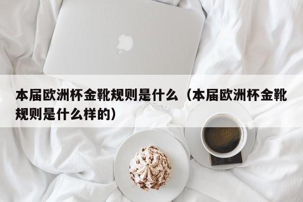 本届欧洲杯金靴规则是什么（本届欧洲杯金靴规则是什么样的）